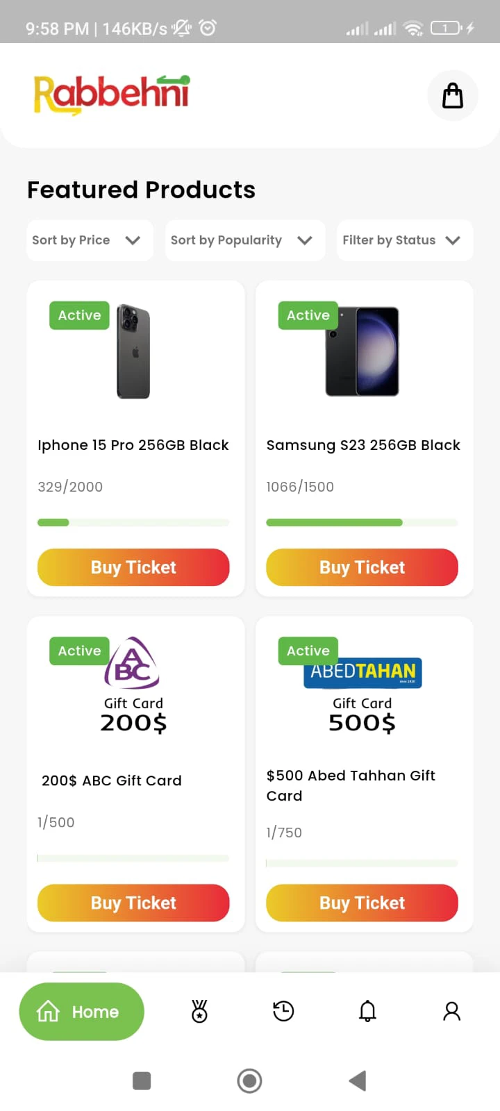Rabbehni App Screenshot